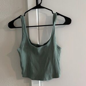 Old Navy Sage Green Crop Tank